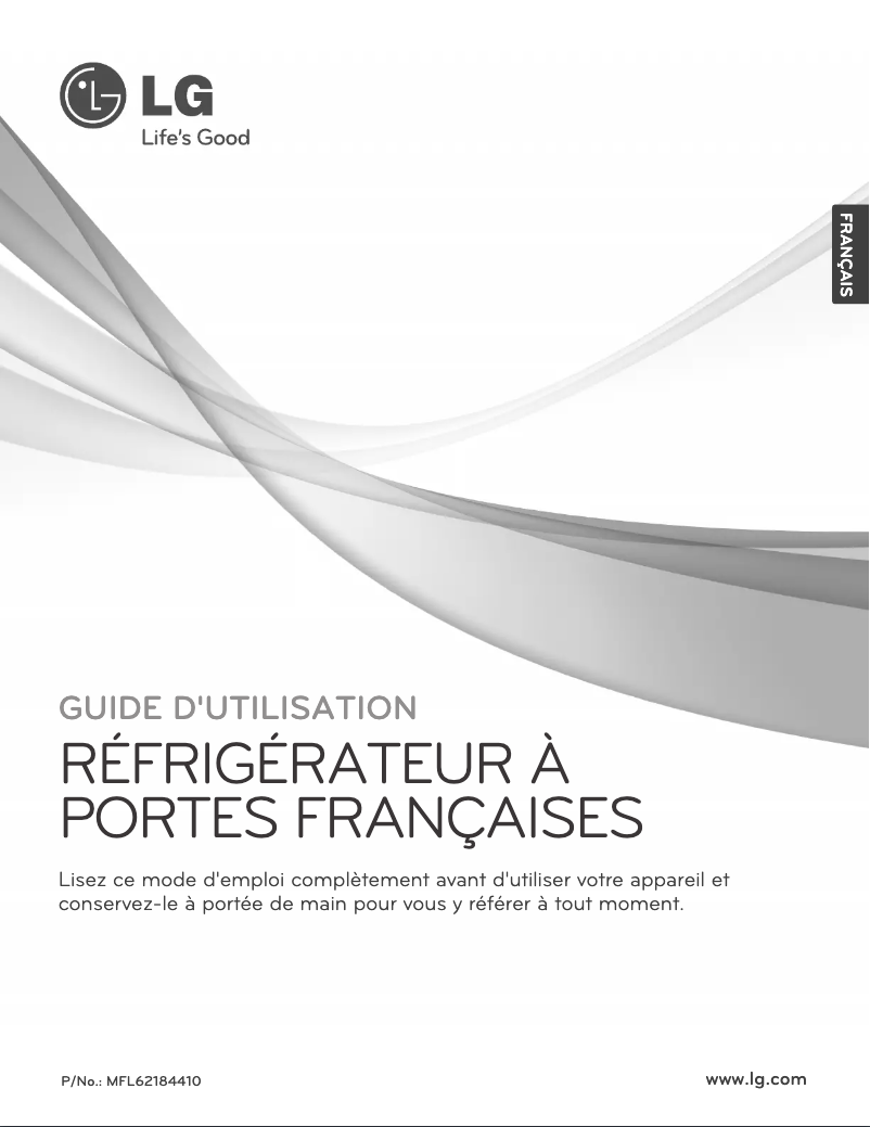 Page 1 de la notice Manuel utilisateur LG LFX28978ST