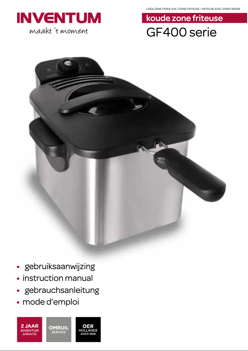 Page n°1 - Manuel utilisateur Inventum GF430