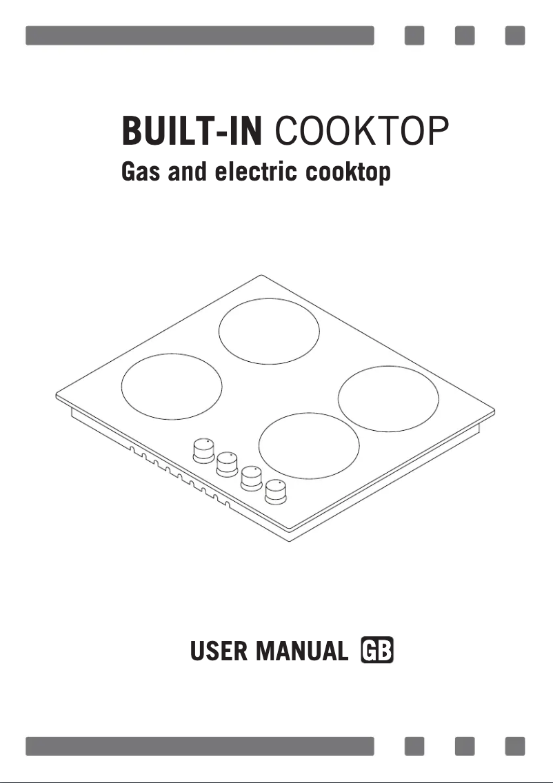 Page 1 de la notice Manuel utilisateur Rosieres RMGH31TF