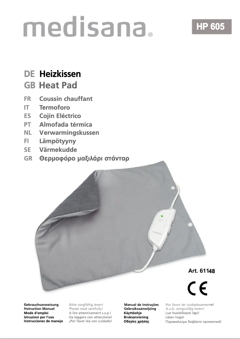 Página 1 del manual Manual de usuario Medisana HP 605