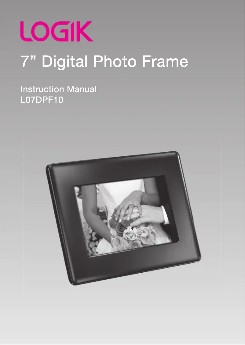 Page 1 de la notice Manuel utilisateur Logik L07DPF10