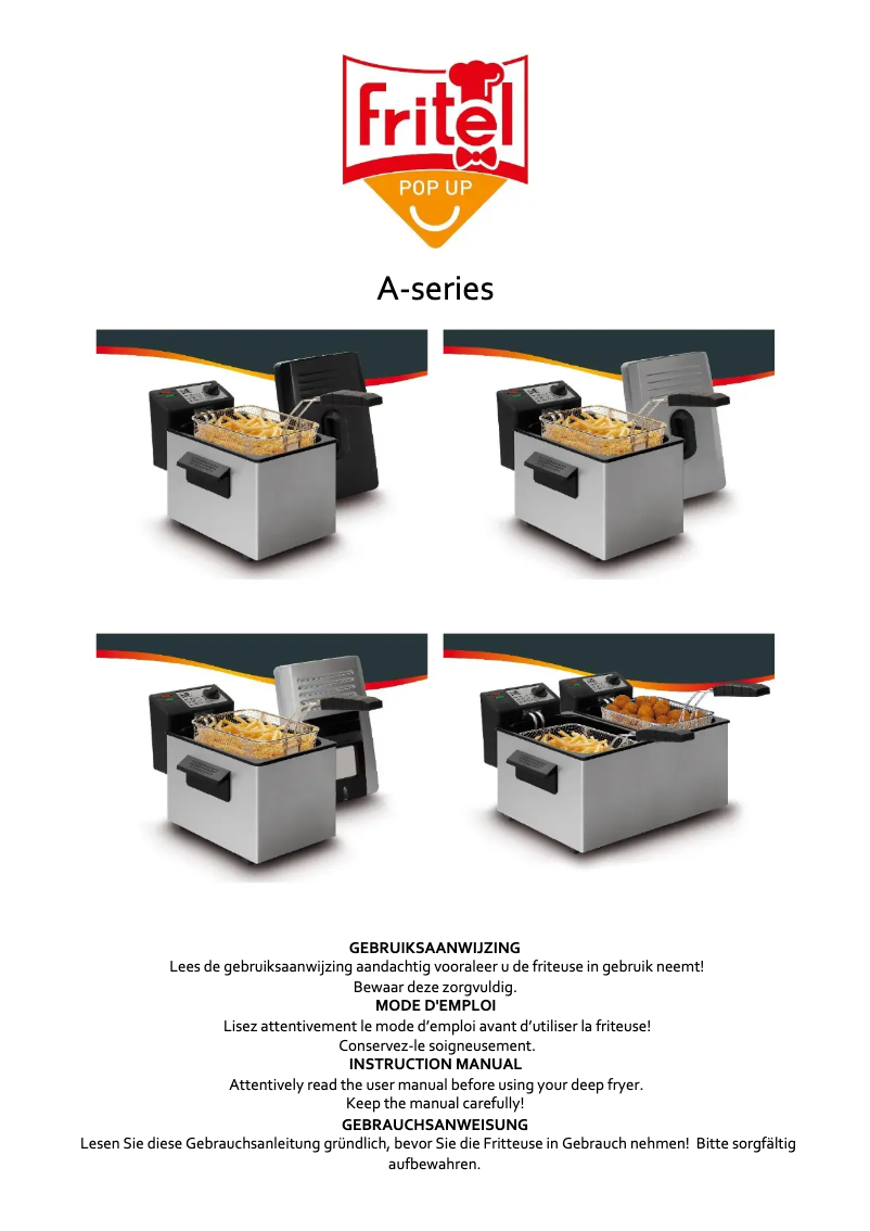 Page 1 de la notice Manuel utilisateur Fritel A103