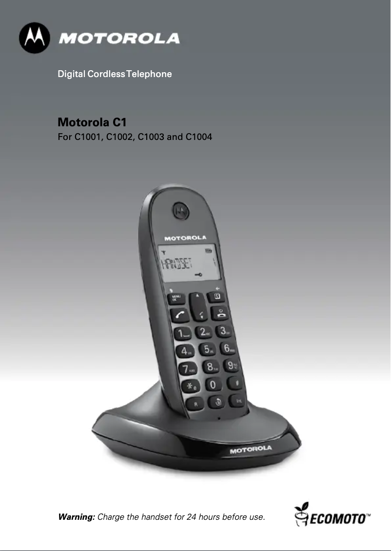 Imagen de la primera página del manual del dispositivo C1004