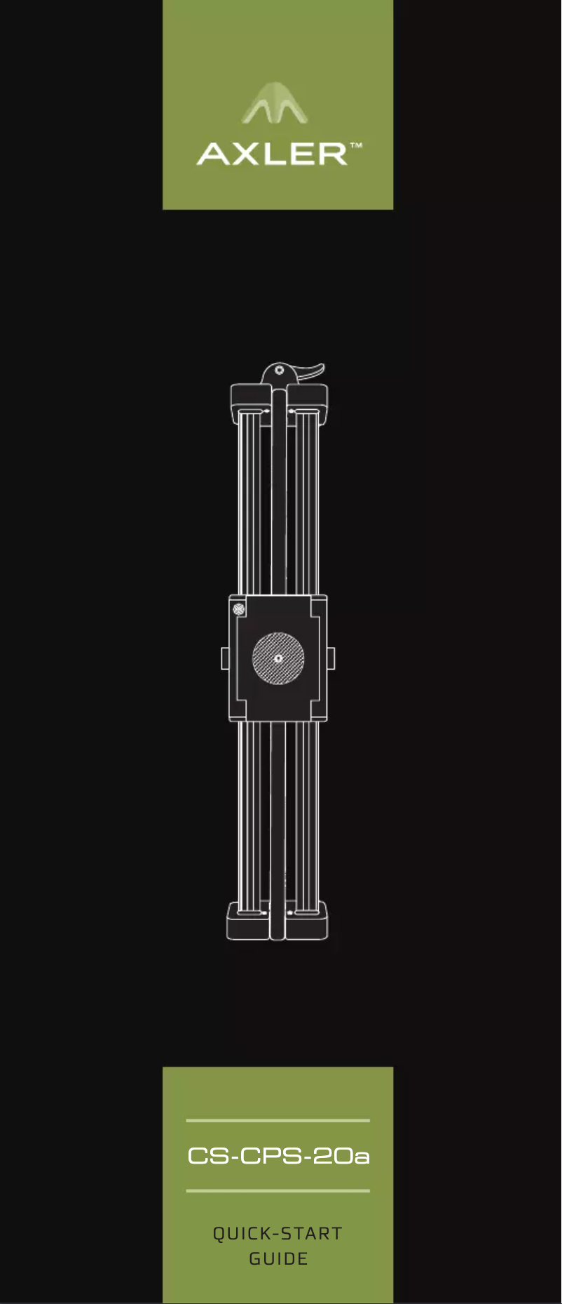 Image de la première page du manuel de l'appareil CS-CPS-20A