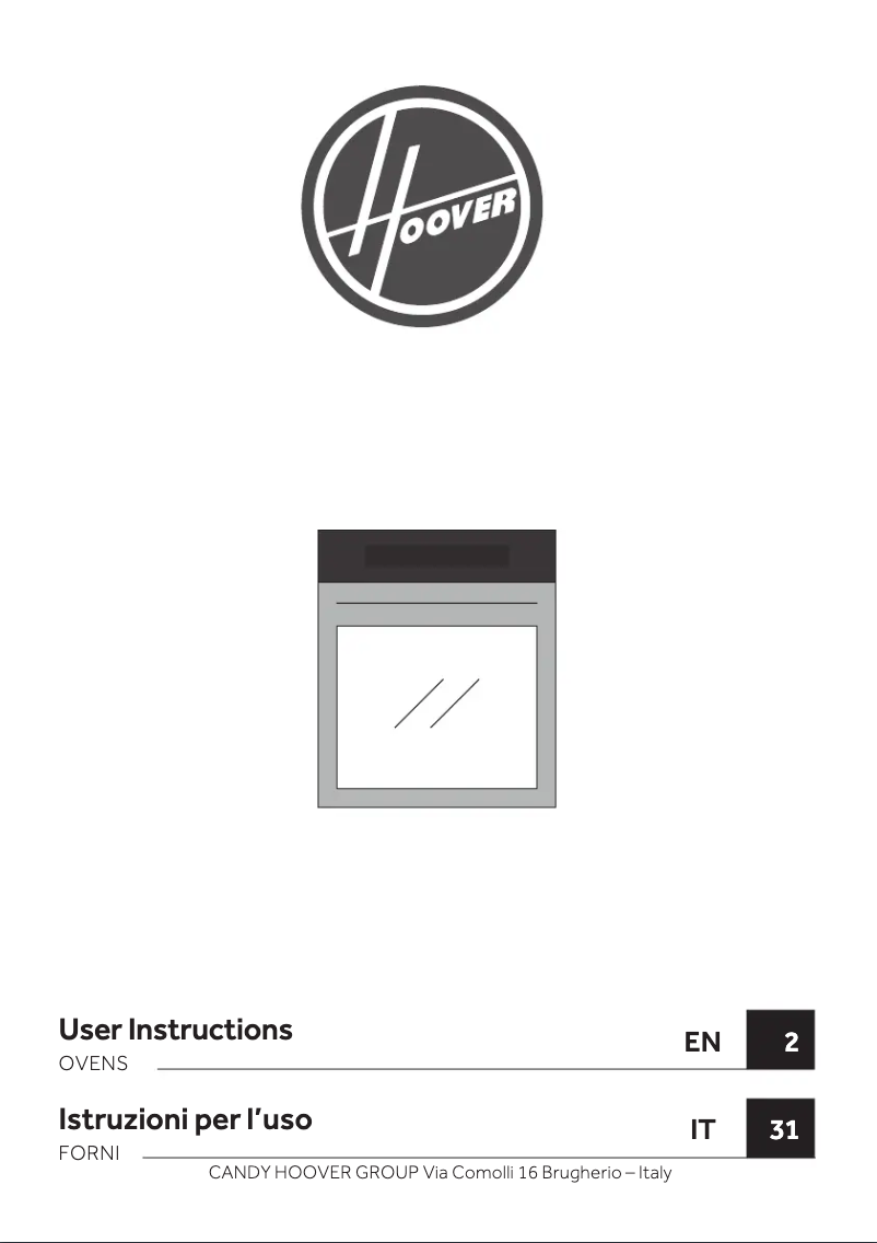 Page n°1 - Mode d'emploi Hoover HOC5M7478INWF