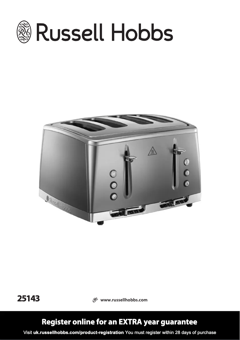 Page 1 de la notice Manuel utilisateur Russell Hobbs Eclipse 25143