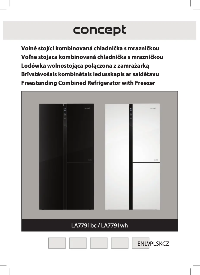 Page 1 de la notice Manuel utilisateur Concept LA7791WH