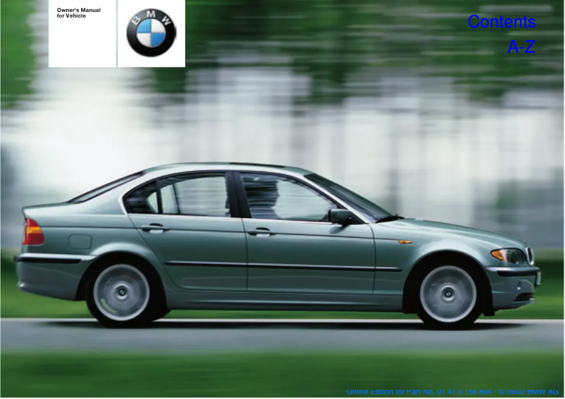 Page 1 de la notice Manuel utilisateur BMW 330xi Sedan (2003)