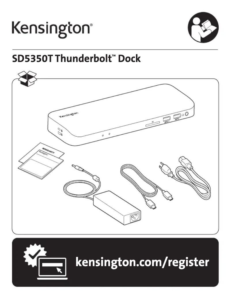 Image de la première page du manuel de l'appareil SD5350T