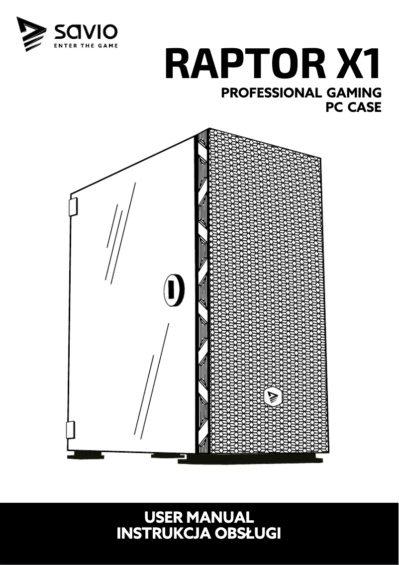 Page 1 de la notice Manuel utilisateur Savio RAPTOR X1