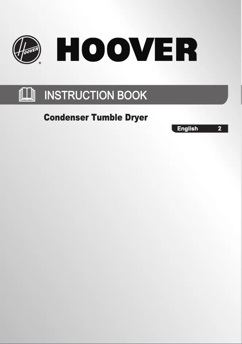 Page n°1 - Manuel utilisateur Hoover LLC D91B-80