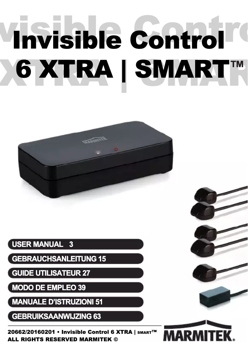 Página 1 del manual Manual de usuario Marmitek 6 XTRA SMART