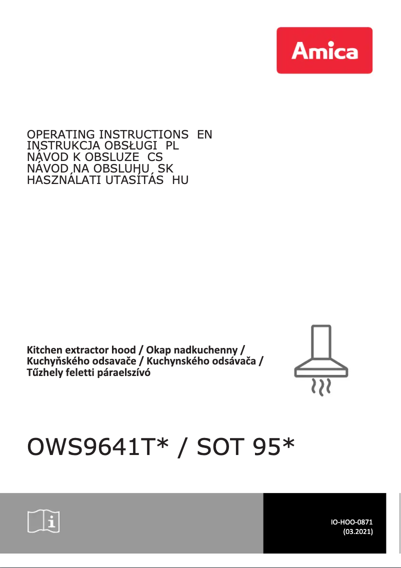Página 1 del manual Manual de usuario Amica OWS9641TI