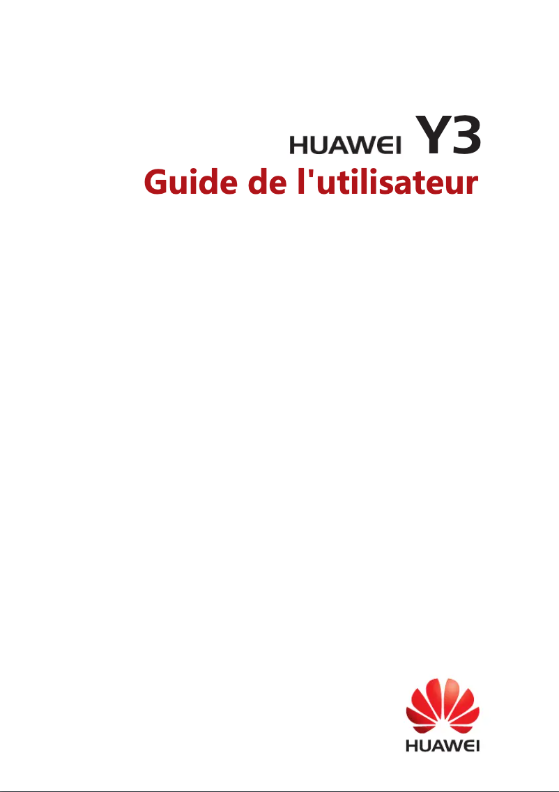 Page 1 de la notice Manuel utilisateur Huawei Y360