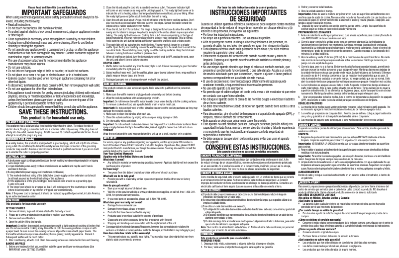 Image de la première page du manuel de l'appareil WM600SC
