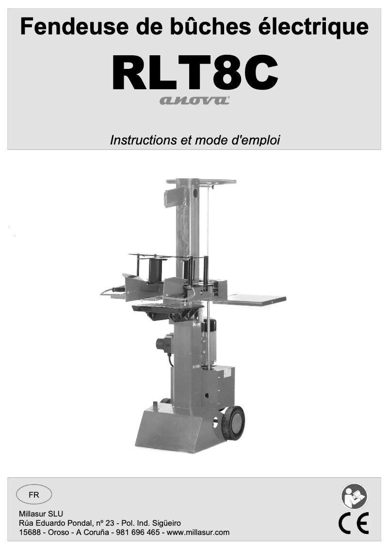 Página 1 del manual Manual de usuario Anova RLT8C
