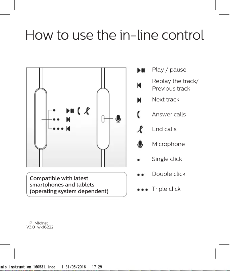 Page n°1 - Manuel utilisateur Philips SBCHL145