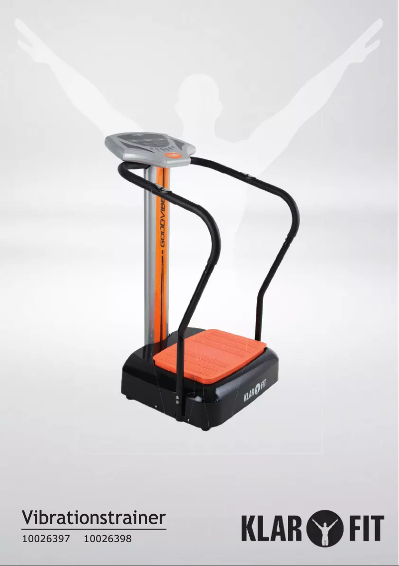 Page 1 de la notice Manuel utilisateur Klarfit Goodvibe 10026397