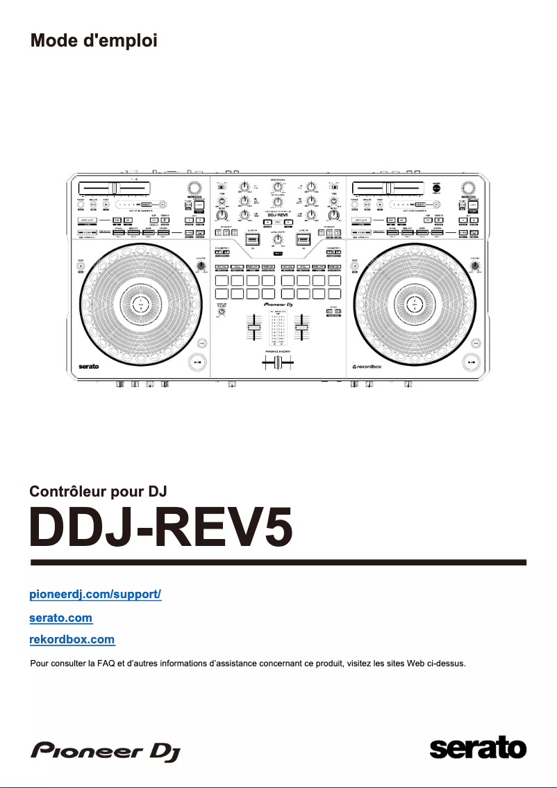 Image de la première page du manuel de l'appareil DDJ-REV5