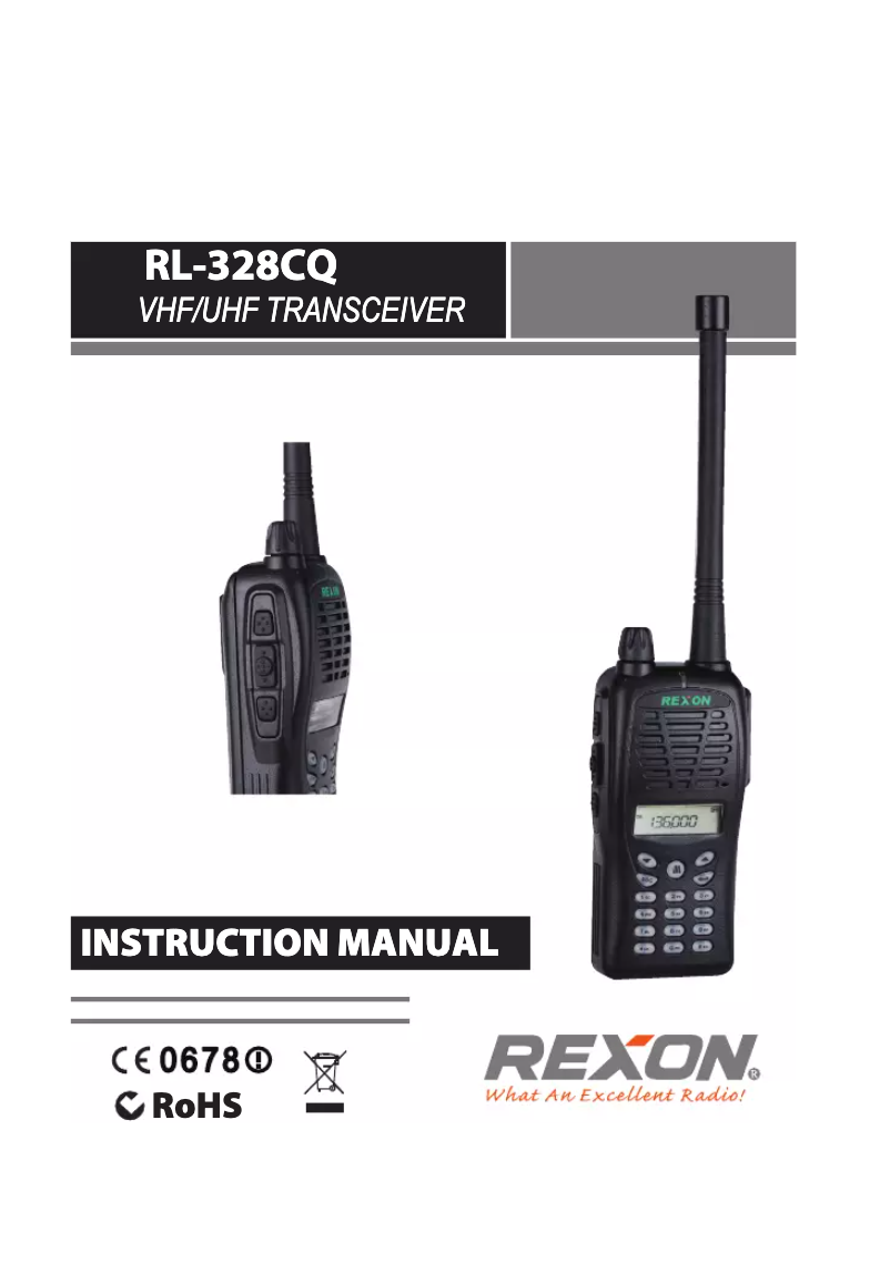 Image de la première page du manuel de l'appareil RL-328CQ