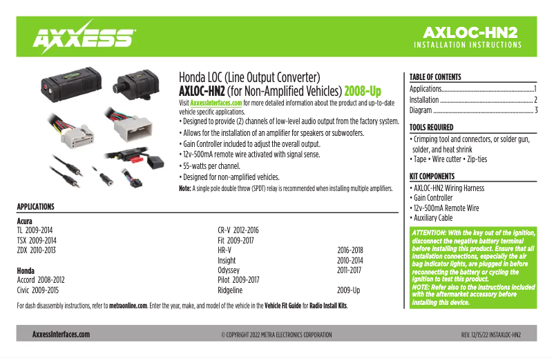 Página 1 del manual Manual de usuario AXESS AXLOC-HN2