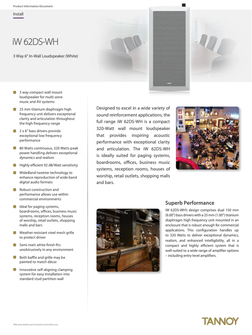 Image de la première page du manuel de l'appareil iW 62DS