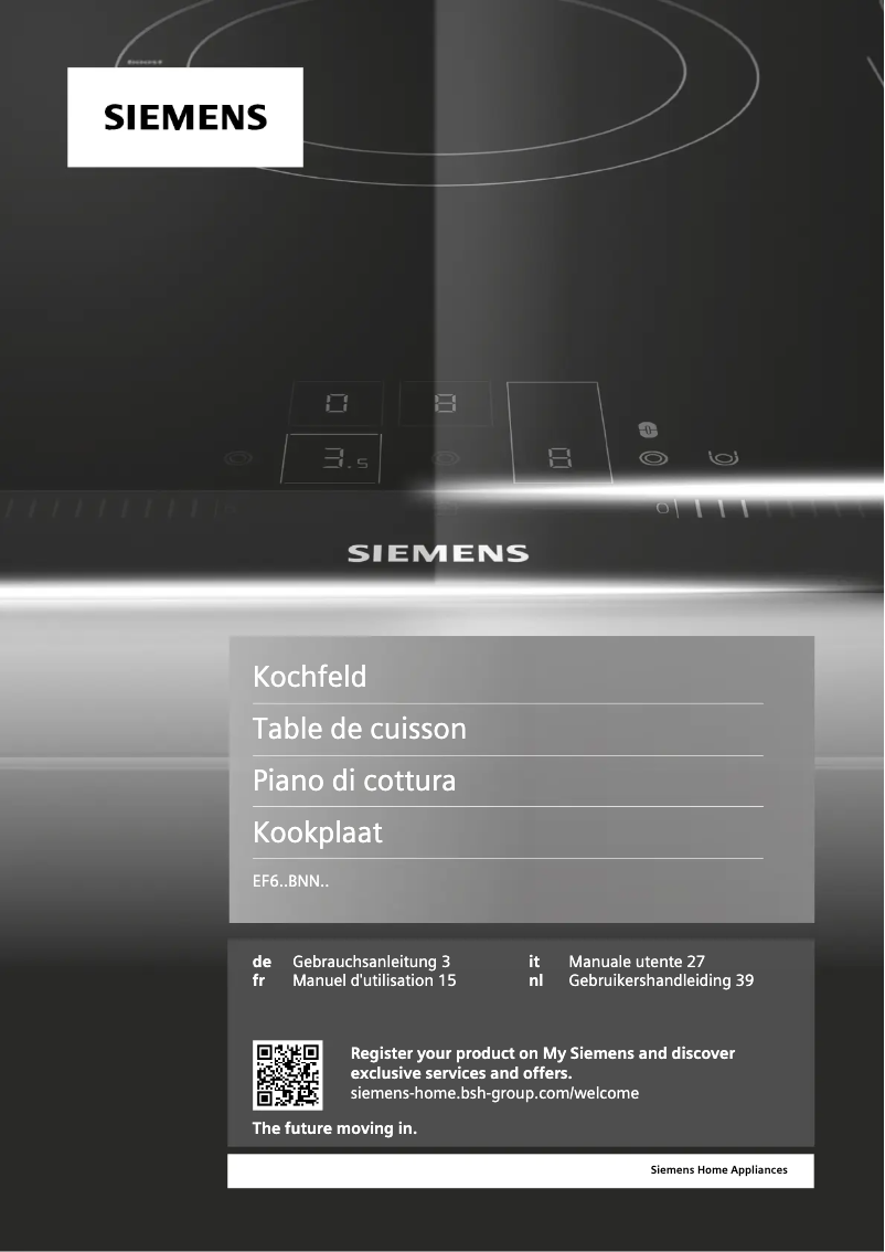 Imagen de la primera página del manual del dispositivo EF645BNN1E