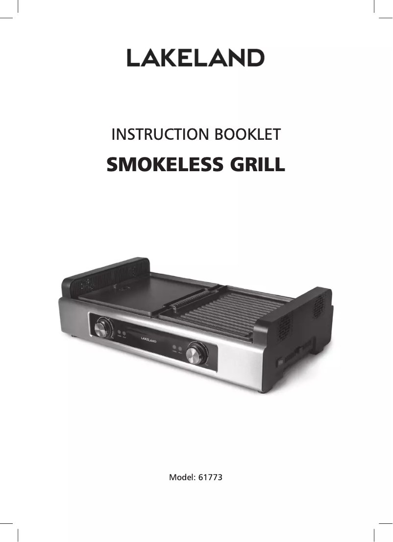 Page 1 de la notice Manuel utilisateur Lakeland 61773