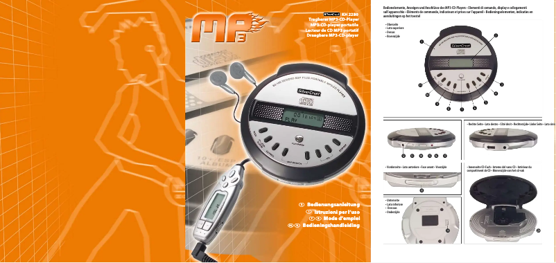 Page n°1 - Manuel utilisateur SilverCrest KH 2280