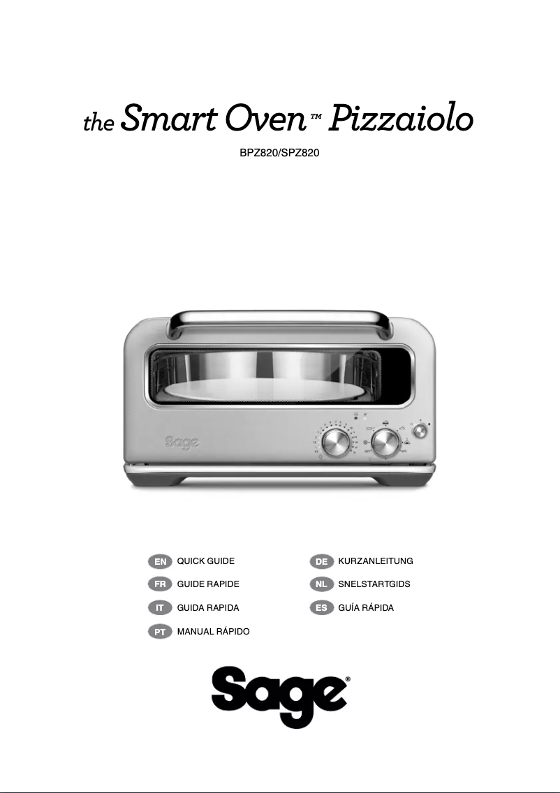 Page n°1 - Manuel utilisateur Sage the Smart Oven SOV860