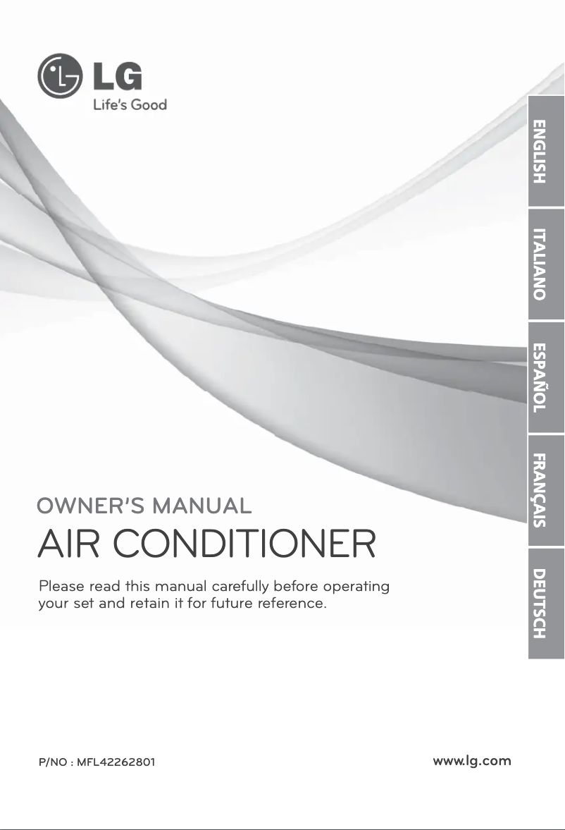 Page n°1 - Manuel utilisateur LG C18AWB