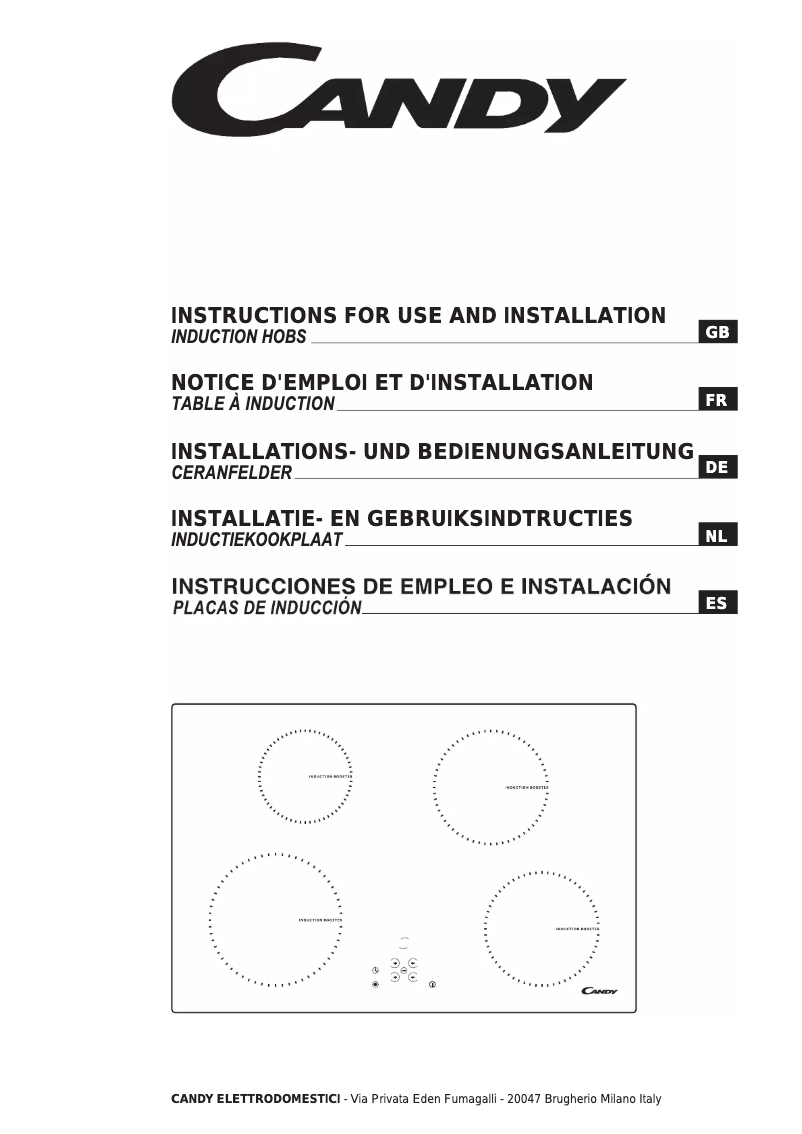 Página 1 del manual Manual de usuario Candy PMI 640 N