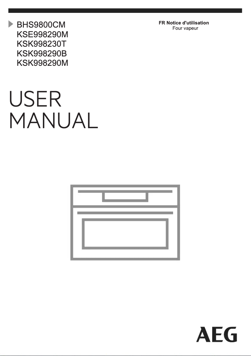 Page 1 de la notice Manuel utilisateur AEG KSK998290B