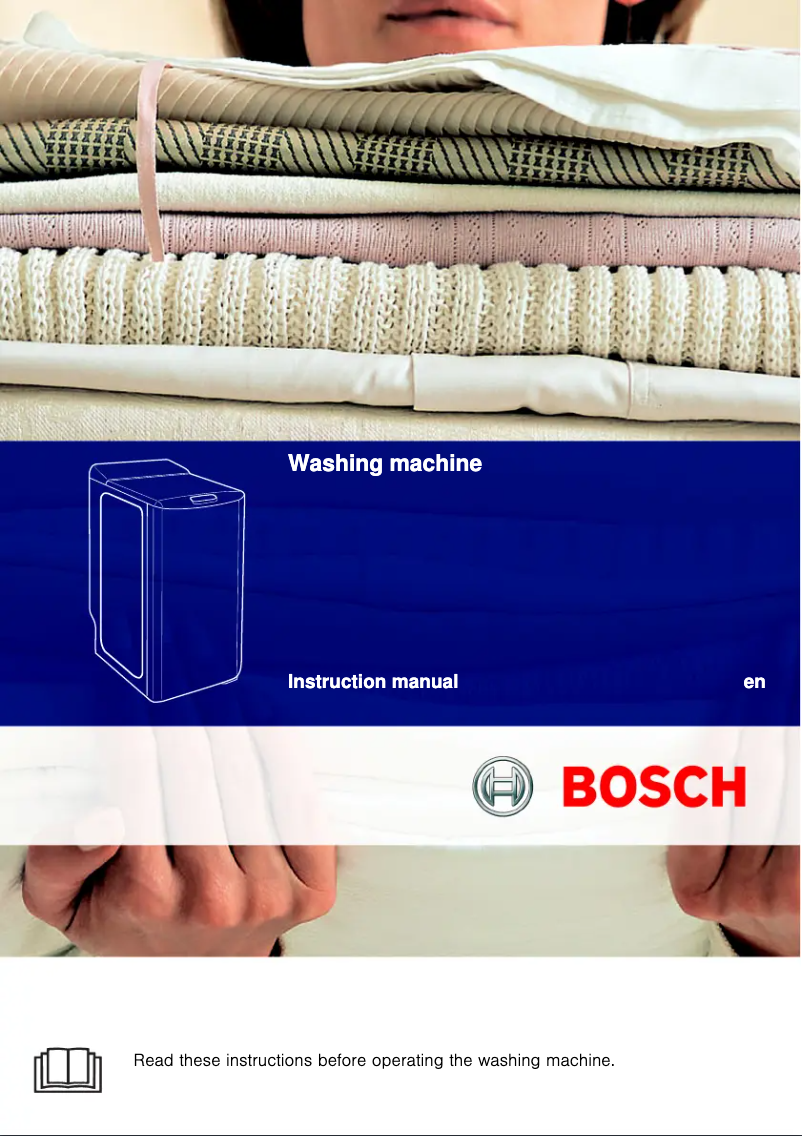 Page 1 de la notice Manuel utilisateur Bosch WOT20352