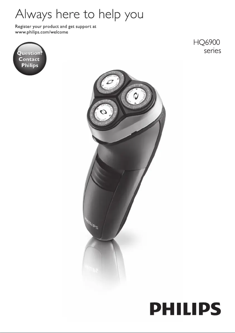 First page image of the manual for HQ6927