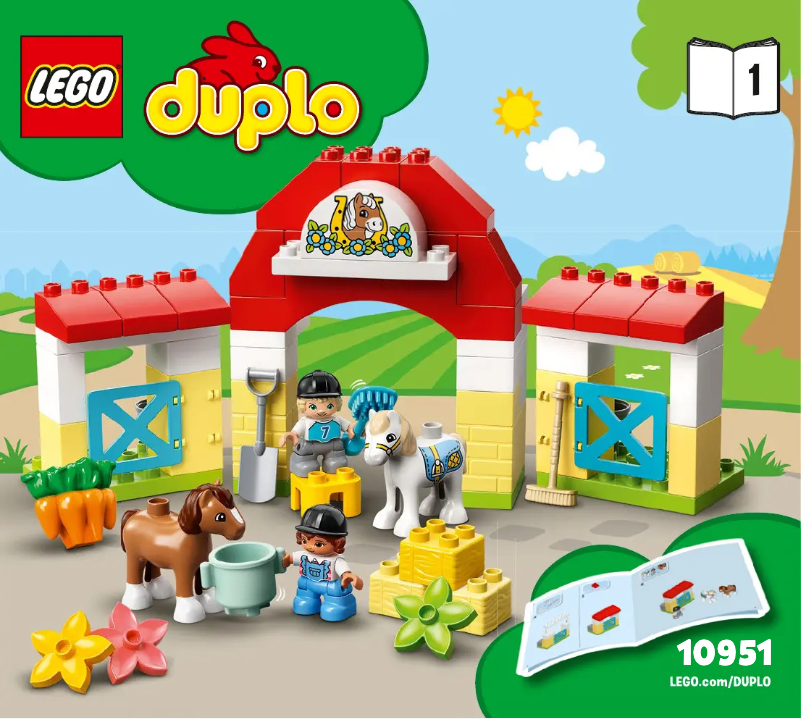Page n°1 - Manuel utilisateur Lego Duplo 10951