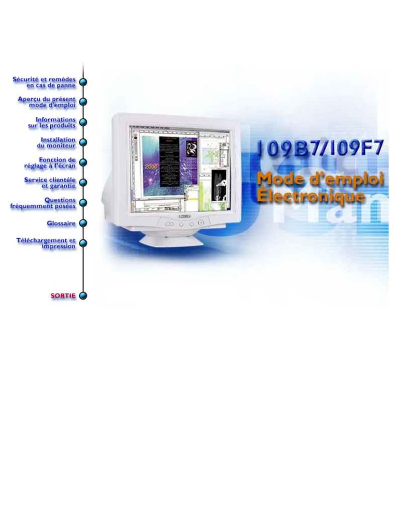 Image de la première page du manuel de l'appareil 109B75