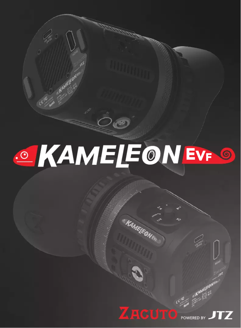 Page n°1 - Manuel utilisateur Zacuto Kameleon EVF