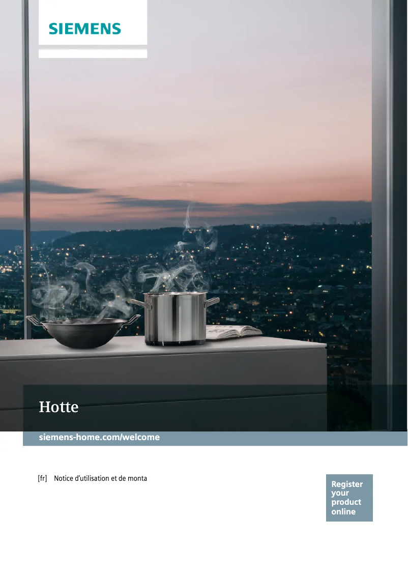 Page n°1 - Manuel utilisateur Siemens LI99SA680