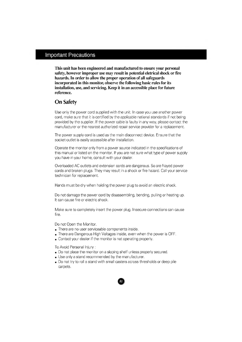 Page n°1 - Manuel utilisateur LG T910SU