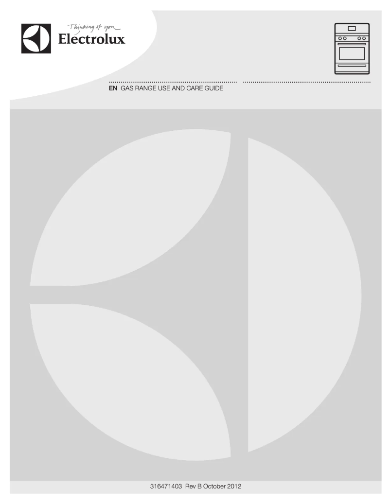 Page n°1 - Manuel utilisateur Electrolux EI30GF35JB