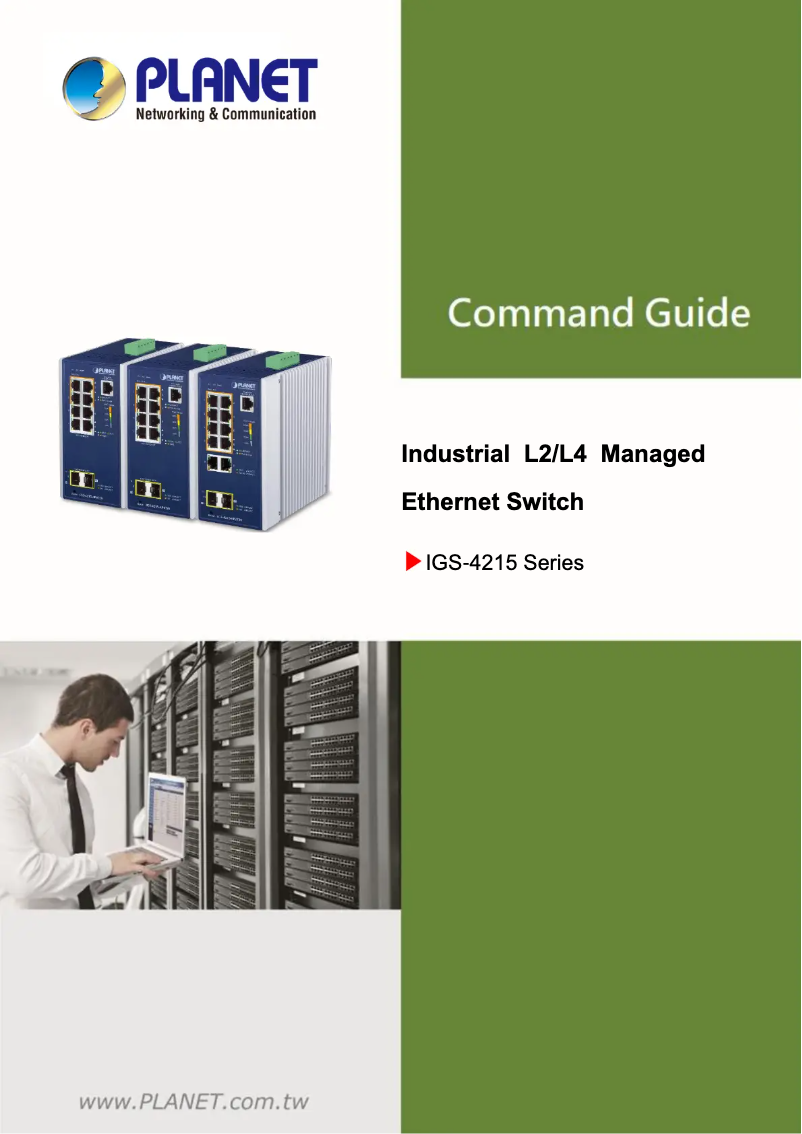 Page n°1 - Manuel utilisateur Planet IGS-801M