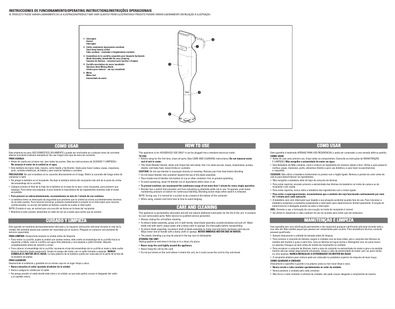 Image de la première page du manuel de l'appareil HB50