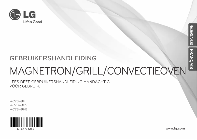 Page 1 de la notice Manuel utilisateur LG MC7849H