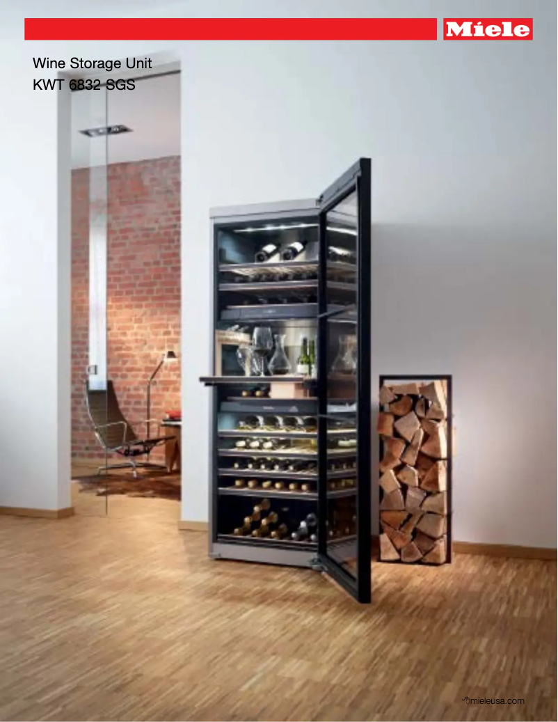 Page n°1 - Fiche technique Miele KWT 6832 SGS