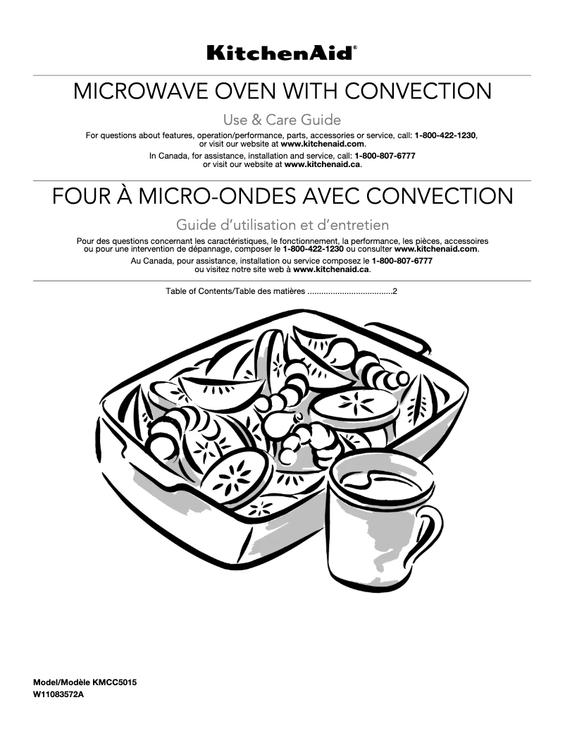 Image de la première page du manuel de l'appareil KMCC5015GBS