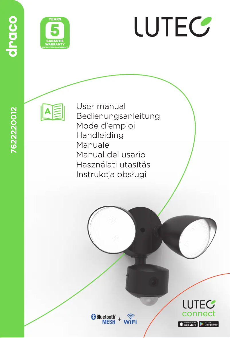Page n°1 - Manuel utilisateur Lutec Draco