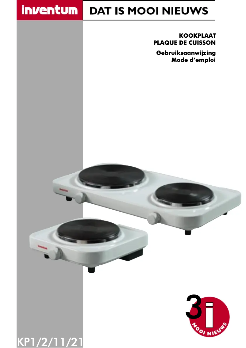 Page 1 de la notice Manuel utilisateur Inventum KP21