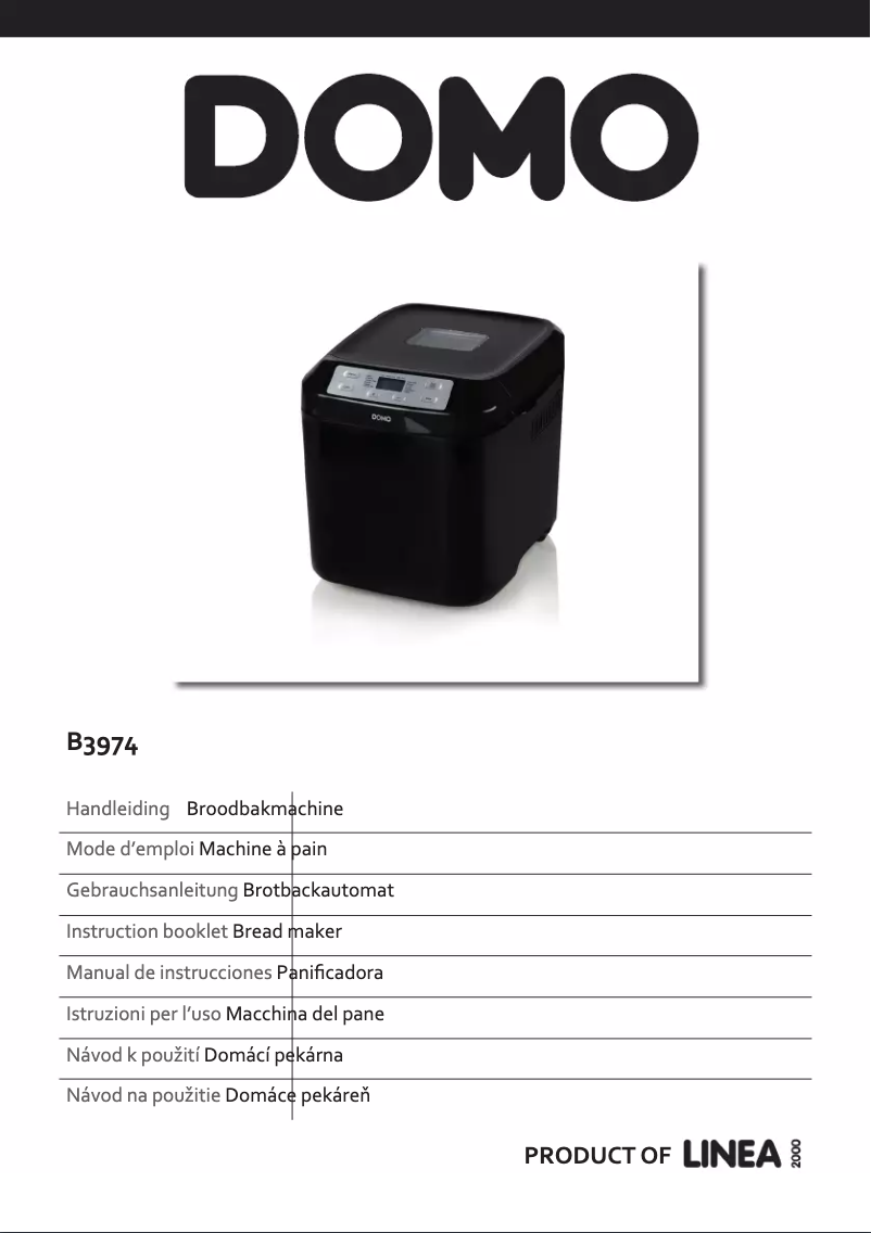 Image de la première page du manuel de l'appareil B3974