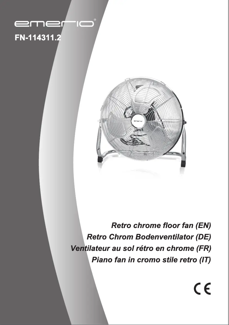 Page n°1 - Manuel utilisateur Emerio FN-114311.2